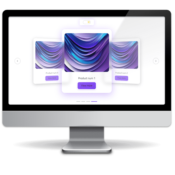 اسلایدر تصویر تعاملی - کامپوننت وب مدرن